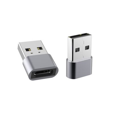 PremiumCord Aluminium USB C female - USB2.0 A Male adaptér