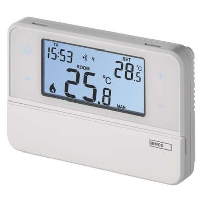Pokojový termostat s komunikací OpenTherm, drátový, P5606OT