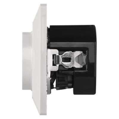 Zásuvka s USB 2,1A max., bílá