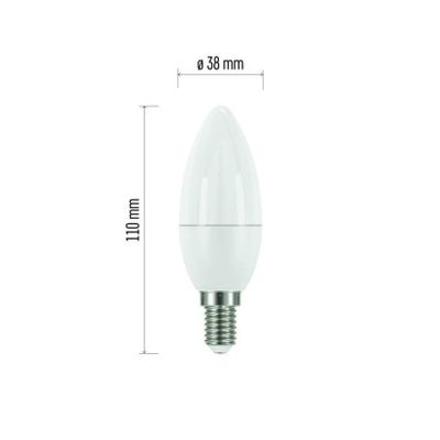 LED žárovka Classic Candle 7,3W E14 studená bílá