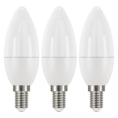 LED žárovka Classic Candle 5W E14 neutrální bílá 3Ks