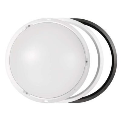LED přisazené svítidlo ZURI, kruhové černá/bílá 14W teplá bílá
