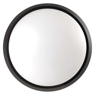 LED přisazené svítidlo ZURI, kruhové černá/bílá 14W teplá bílá