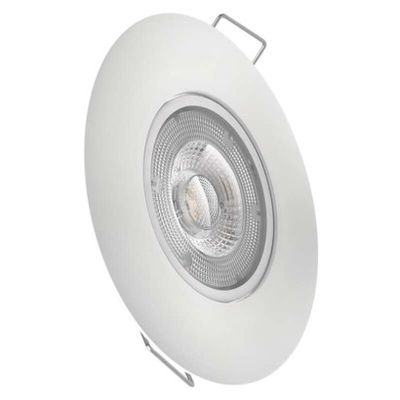 LED bodové svítidlo SIMMI bílé, kruh 5W neutrální bílá