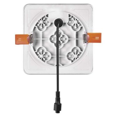 LED vestavné svítidlo VIXXO, čtvercové, bílé, 7,5W neutr.b.,IP65