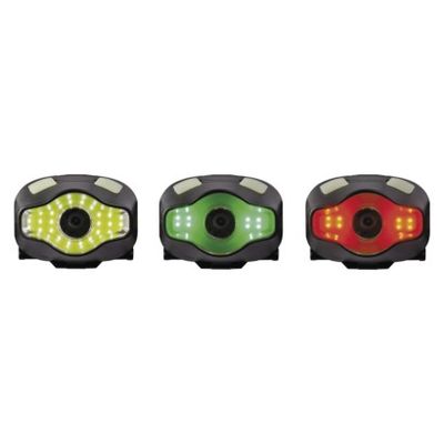 COB LED + LED čelovka P3536, 220 lm, 100 m, 3× AAA