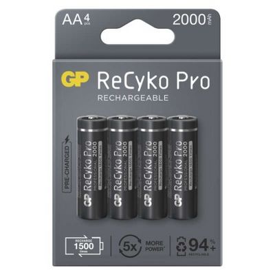 Nabíjecí baterie GP ReCyko Pro Professional AA (HR6) 4Ks