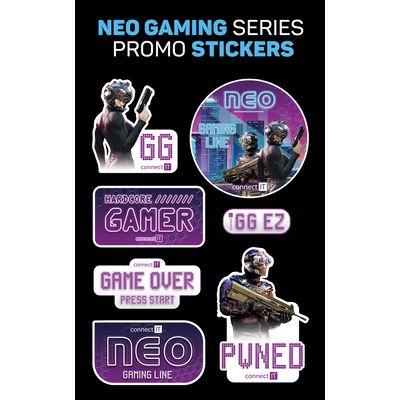 CONNECT IT NEO Stand-It RGB stojánek na sluchátka + USB hub