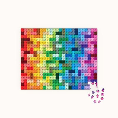 Chronicle Books Puzzle LEGO® duhové kostky 1000 dílků