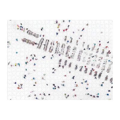 Galison Oboustranné puzzle Sníh Gray Malin 500 dílků