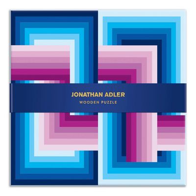 Galison Dřevěné puzzle Jonathan Adler Nekonečno 22 dílků