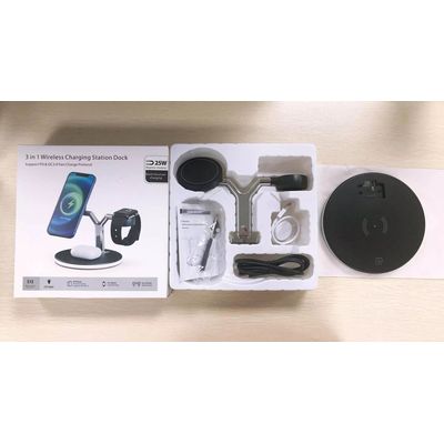 1stCOOL bezdrátová QI nabíjecí stanice 3in1, MagSafe kompatibilní