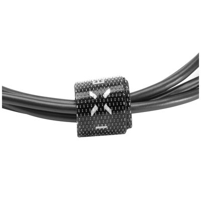 Dlouhý datový a nabíjecí kabel FIXED s konektory USB/micro USB, 2 metry, černý