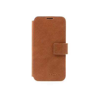 Kožené pouzdro typu kniha FIXED ProFit pro Samsung Galaxy A52/A52 5G/A52s 5G, hnědé