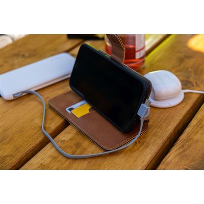 Kožené pouzdro typu kniha FIXED ProFit pro Samsung Galaxy A52/A52 5G/A52s 5G, hnědé