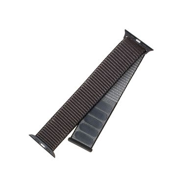 Nylonový řemínek FIXED Nylon Strap pro Apple Watch 38/40/41 mm, šedý