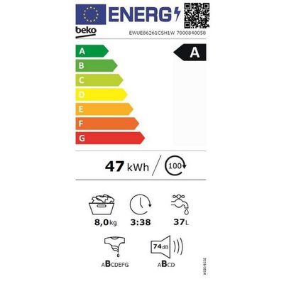 Beko EWUE86261CSH1W