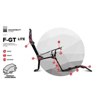 Next Level Racing F-GT Lite, závodní kokpit pro F1 nebo GT