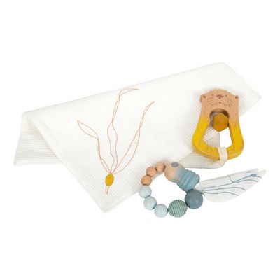 small foot 3dílná sada hraček pro miminka