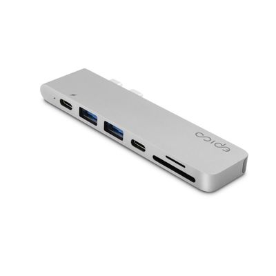 Epico USB-C HUB PRO - silver