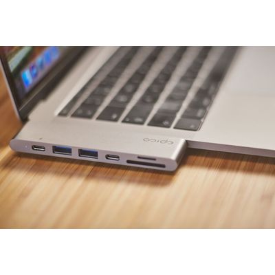 Epico USB-C HUB PRO - silver
