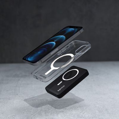 Epico 5000mAh powerbanka s podporou uchycení MagSafe - černá