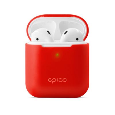 Epico SILICONE CASE AIRPODS Gen 2 - červená