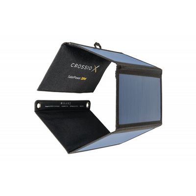 Crossio SolarPower solární dobíjecí panel 28W, 1x USB, 1x USB-C