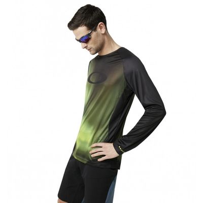 OAKLEY MTB LS TECH TEE AURORA BOREALIS, vel.XXL - MTB dres