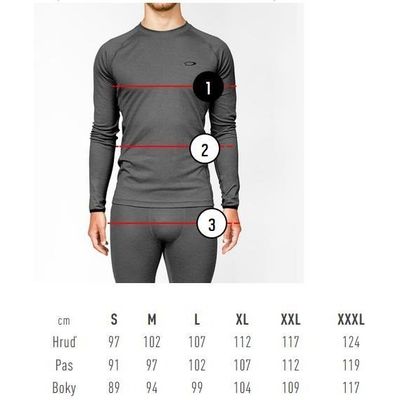 OAKLEY MTB LS TECH TEE AURORA BOREALIS, vel.XXL - MTB dres