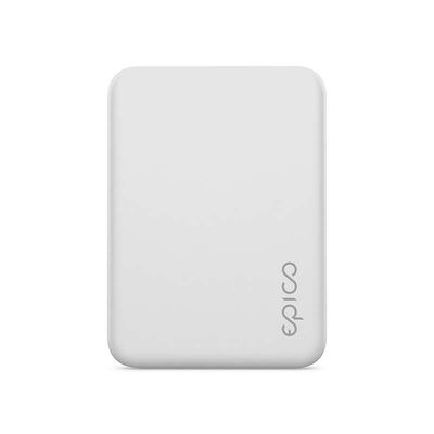 Epico 4200mAh MagSafe kompatibilní bezdrátová power banka - světle šedá