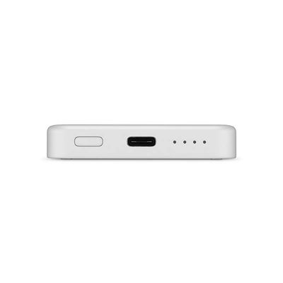 Epico 4200mAh MagSafe kompatibilní bezdrátová power banka - světle šedá