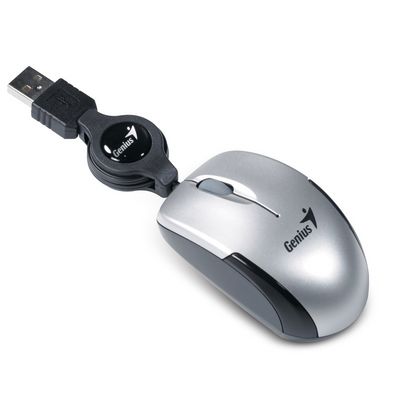 Genius Micro Traveler V2, stříbrná