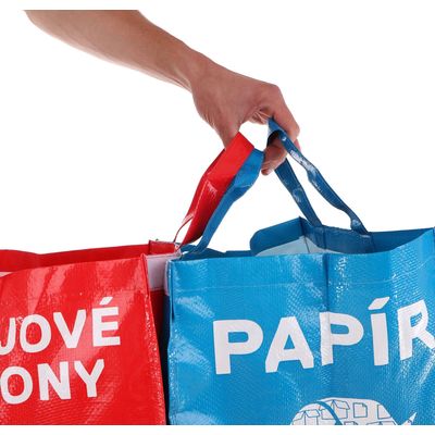 Sixtol Tašky na tříděný odpad Sort Easy 4 Carton, 30x30x40cm, 4x36l, 4ks