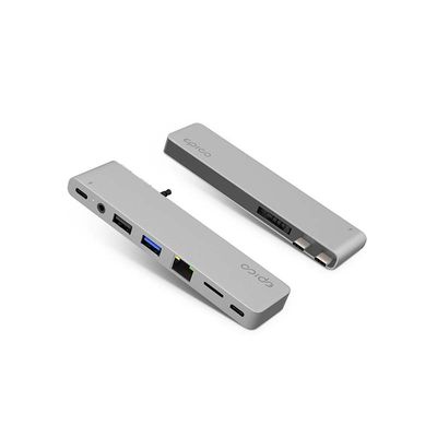 Epico Hub Pro III s rozhraním USB-C pro notebooky a tablety - stříbrný