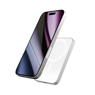 Epico 5000mAh hliníková powerbanka s podporou uchycení MagSafe - stříbrná