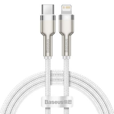 Baseus Cafule Series nabíjecí/datový kabel USB-C na Lightning PD 20W 2m, bílá