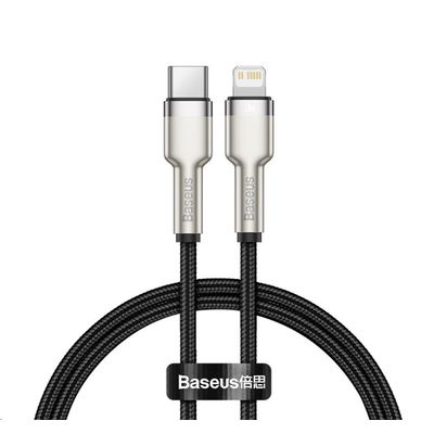 Baseus Cafule Series nabíjecí/datový kabel USB-C na Lightning PD 20W 2m, černá