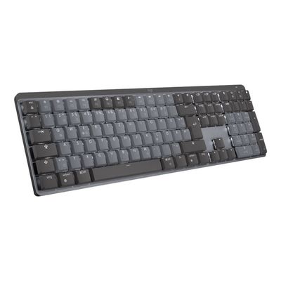 Logitech MX Mechanical, US, Hmatové tiché spínače, černá/grafitová