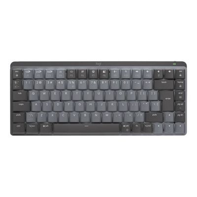 Logitech MX Mechanical Mini, US, Klikací spínače, černá/grafitová