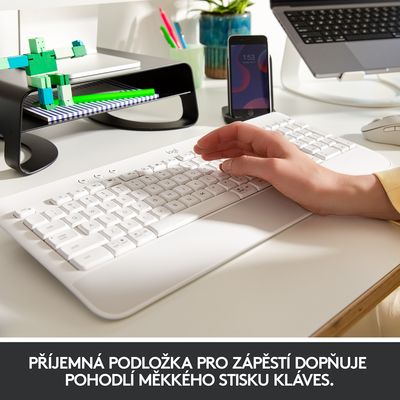 Logitech Signature K650 Wireless světle šedá