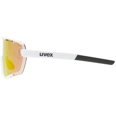 Sluneční brýle UVEX SPORTSTYLE 236 S SET WHITE MAT / MIRROR RED (CAT. 2) + CLEAR (CAT. 0)