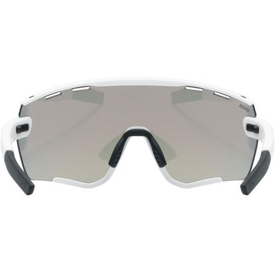 Sluneční brýle UVEX SPORTSTYLE 236 S SET WHITE MAT / MIRROR RED (CAT. 2) + CLEAR (CAT. 0)