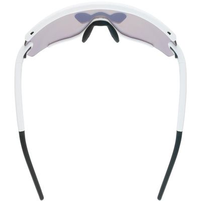 Sluneční brýle UVEX SPORTSTYLE 236 S SET WHITE MAT / MIRROR RED (CAT. 2) + CLEAR (CAT. 0)