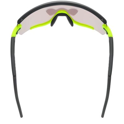 Sluneční brýle UVEX SPORTSTYLE 236 SET BLACK LIME MAT / MIRROR YELLOW (CAT. 2) + CLEAR (CAT. 0)