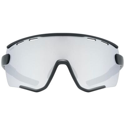 Sluneční brýle UVEX SPORTSTYLE 236 SET BLACK MAT / MIRROR SILVER (CAT. 3) + CLEAR (CAT. 0)
