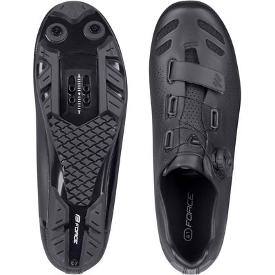 FORCE tretry MTB HERO PRO, černé vel.36