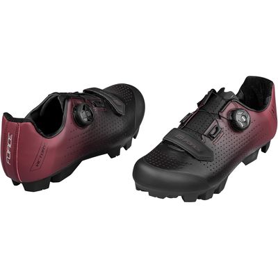 FORCE tretry MTB VICTORY, černo-bordó vel.44