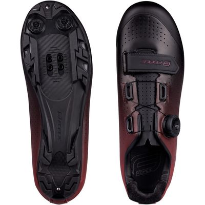 FORCE tretry MTB VICTORY, černo-bordó vel.45