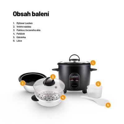 Lauben Rice Cooker 600BC - rýžovar